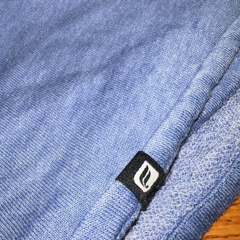Blue infinity scarf